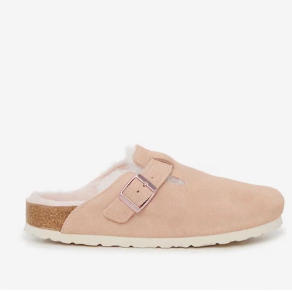 Birkenstock Boston Shearling Clog - Women's (pink)